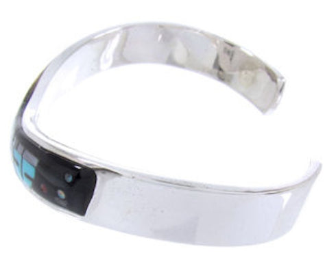 Multicolor Native American Mesa Design Jewelry Cuff Bracelet YS67435
